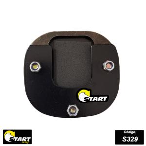 Ampliação da base do cavalete lateral