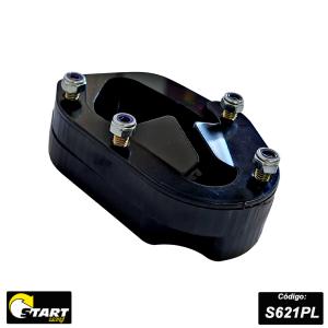 Ampliação da base do cavalete lateral